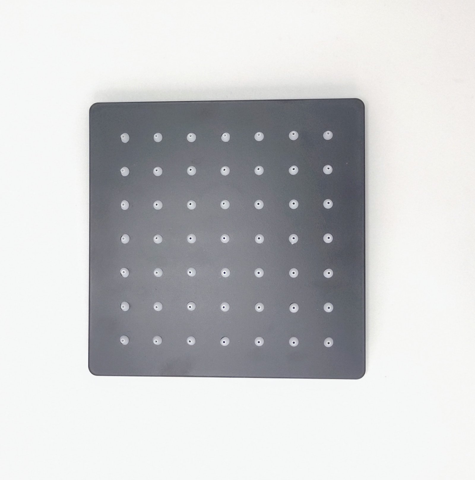 DUCHA CUADRADA 15CM NEGRA