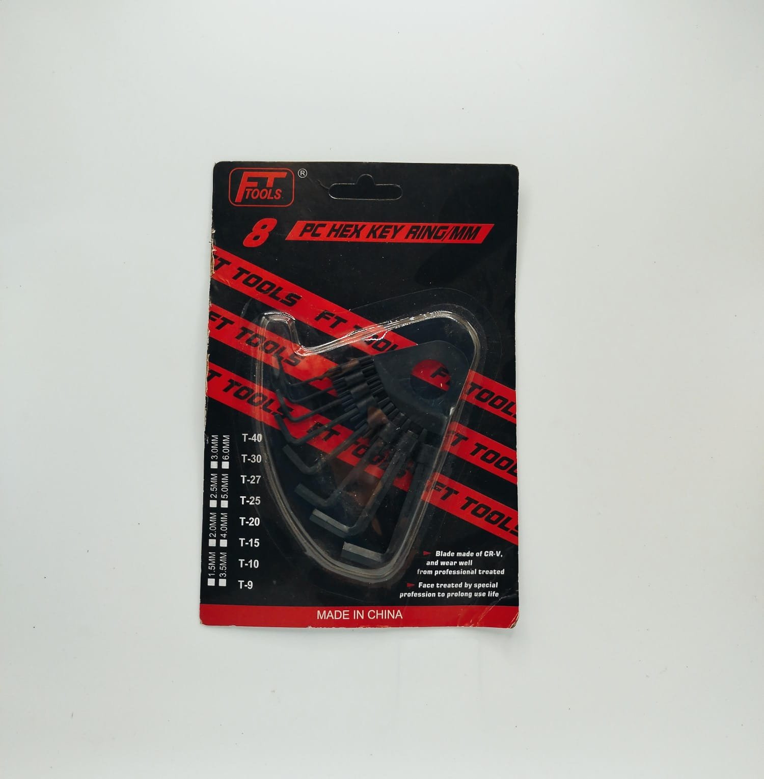 LLAVE ALLEN X8 PCS FT TI-1176-24