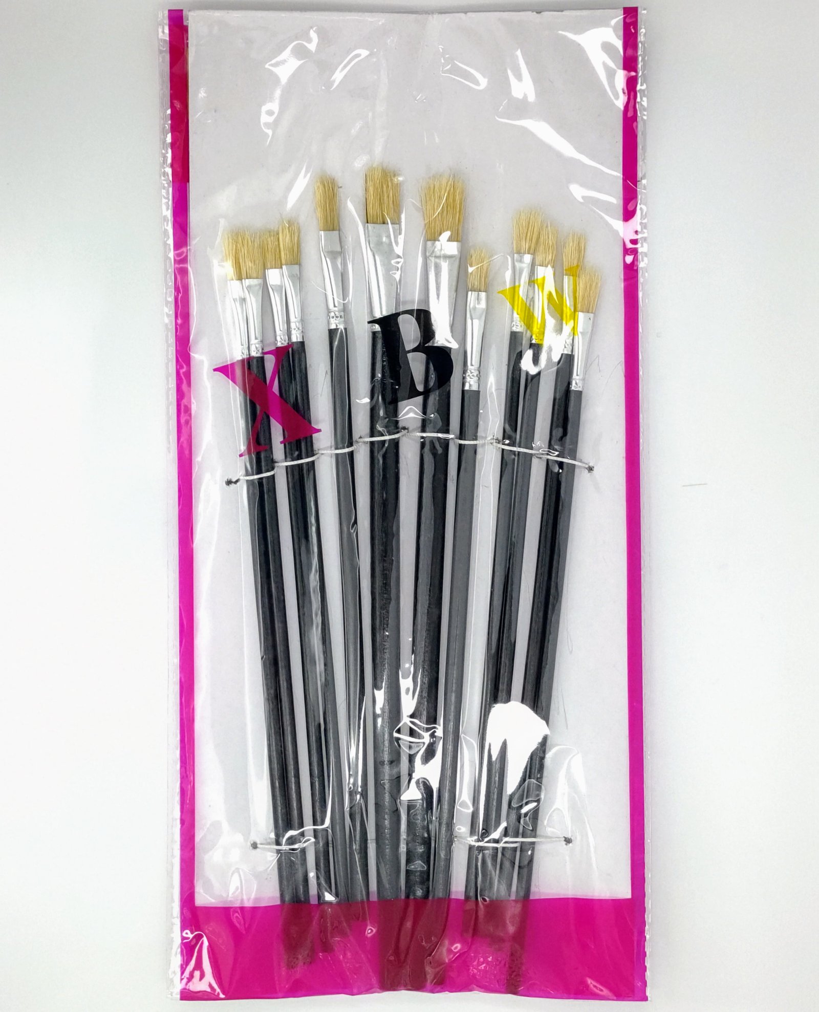 PINCEL ESCOLAR POR 12 PIEZAS