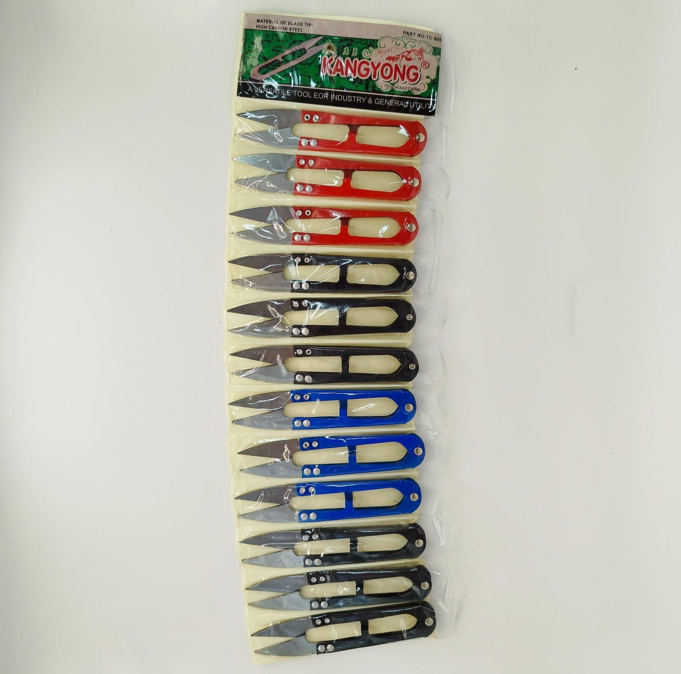 TIJERIN (CORTA HILO) EN BLISTER
POR 12 PIEZAS