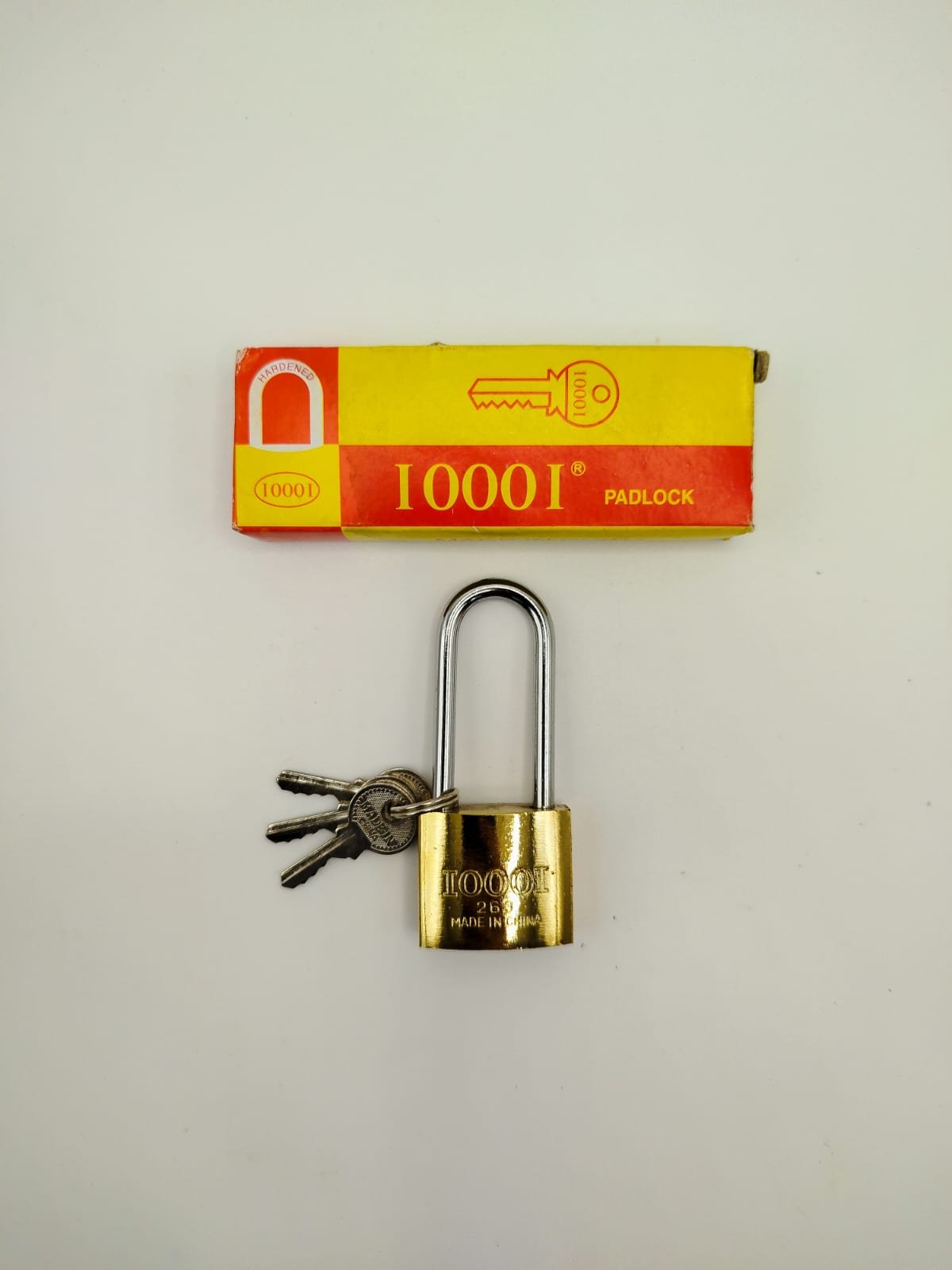 CANDADO BRONCE ARO LARGO 32MM