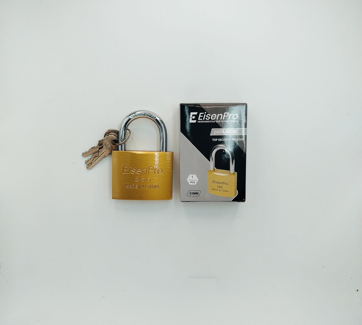 CANDADO PINTADO 63 MM EISENPRO