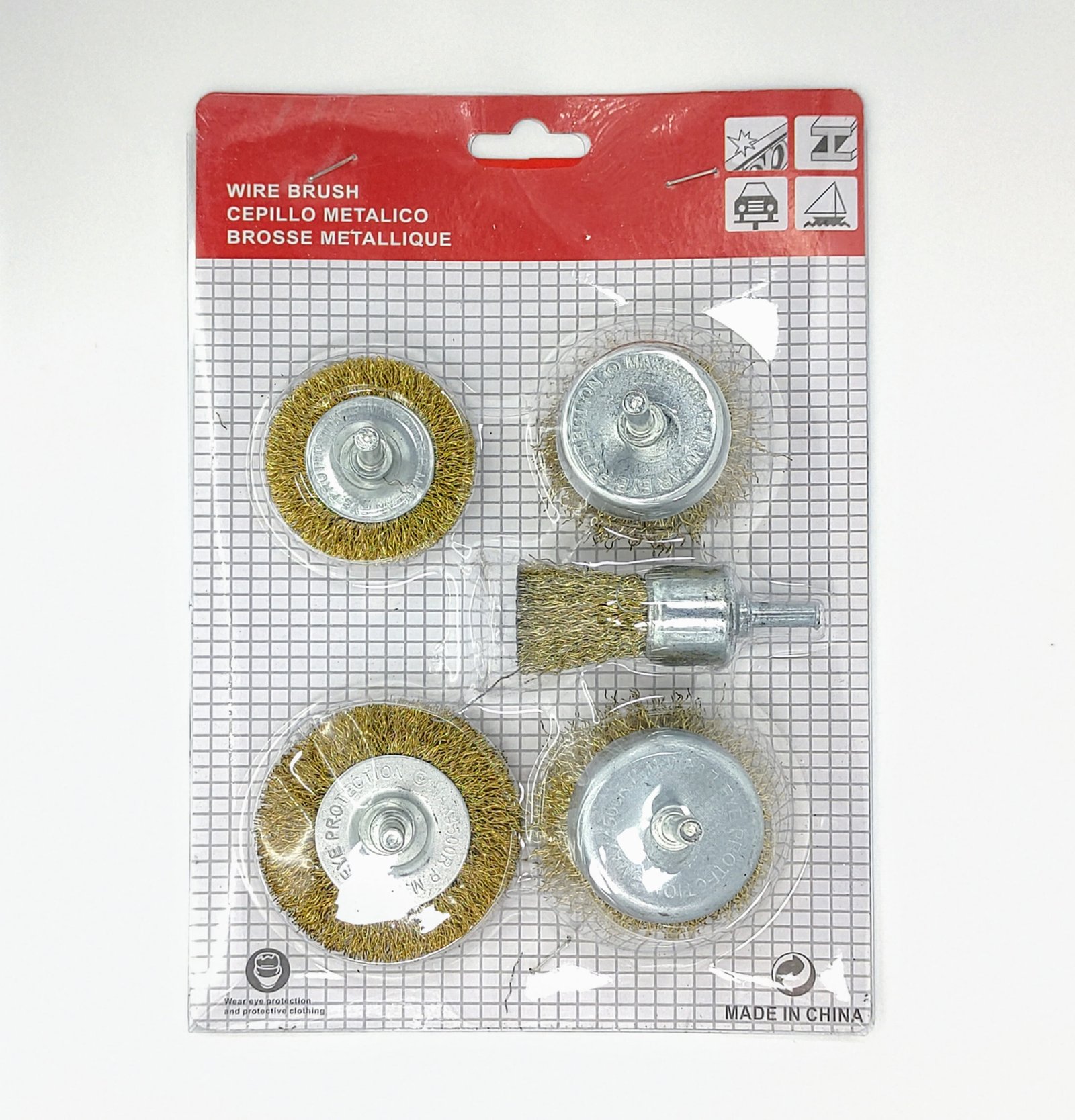 CEPILLO PARA TALADRO X 5 PCS