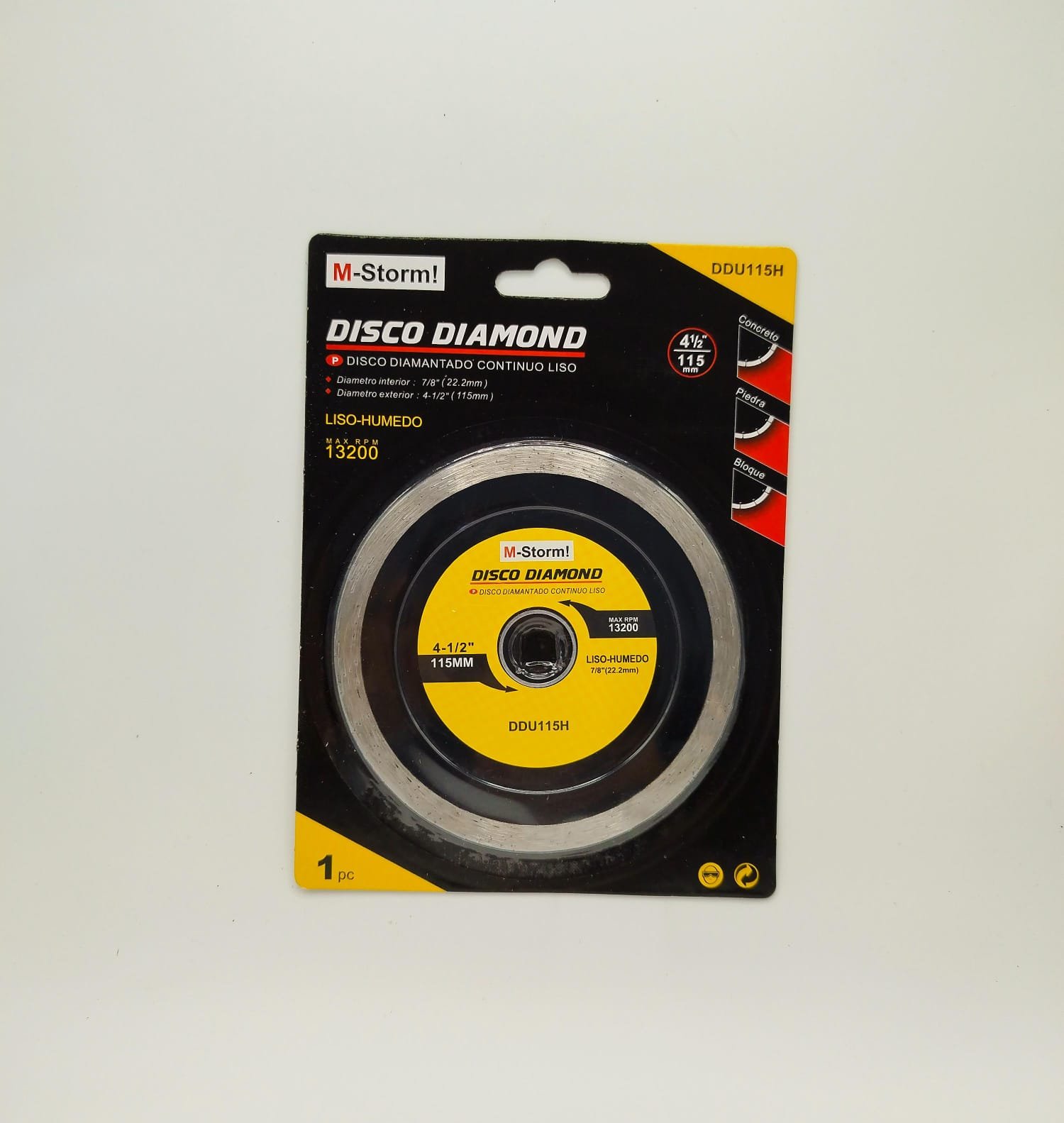 DISCO DIAMANTADO 115MM LISO
EISENPRO