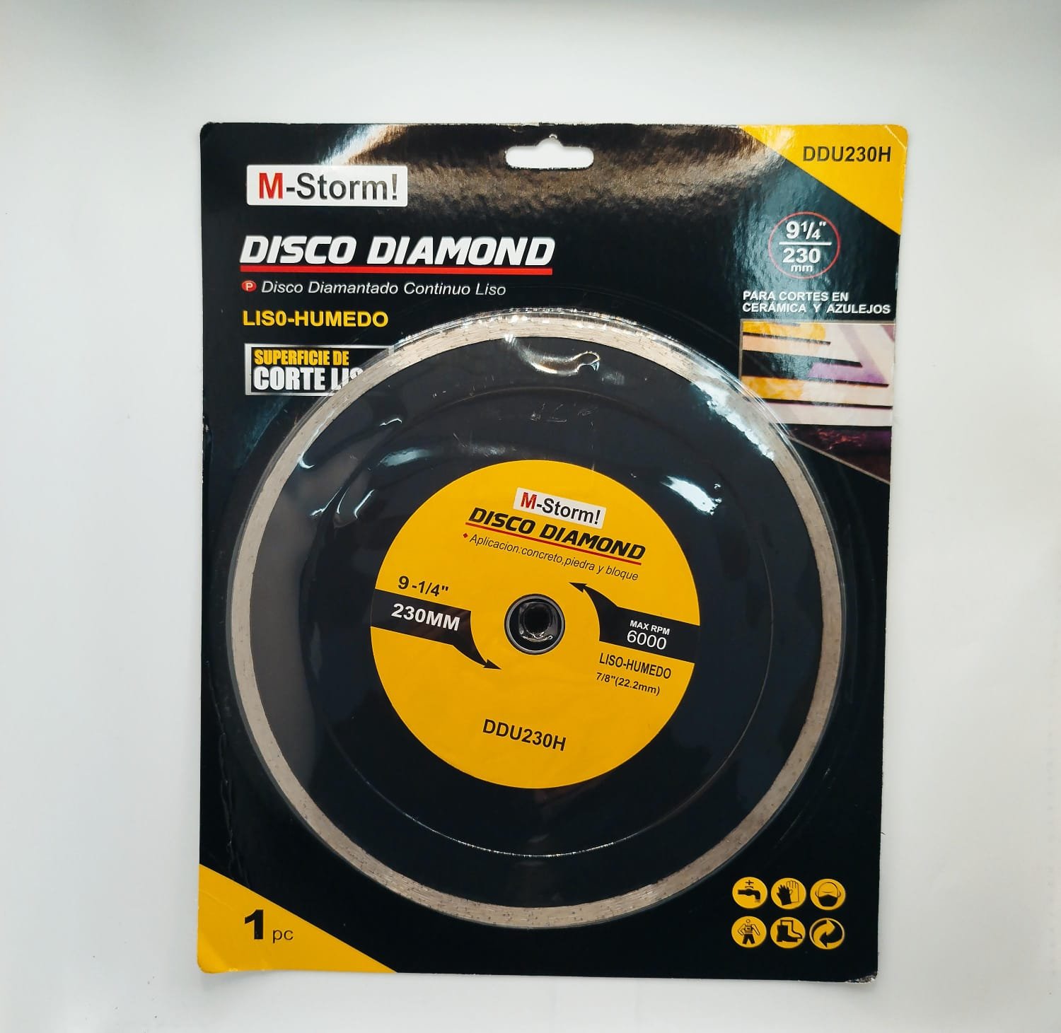 DISCO DIAMANTADO 230 LISO EISENPRO