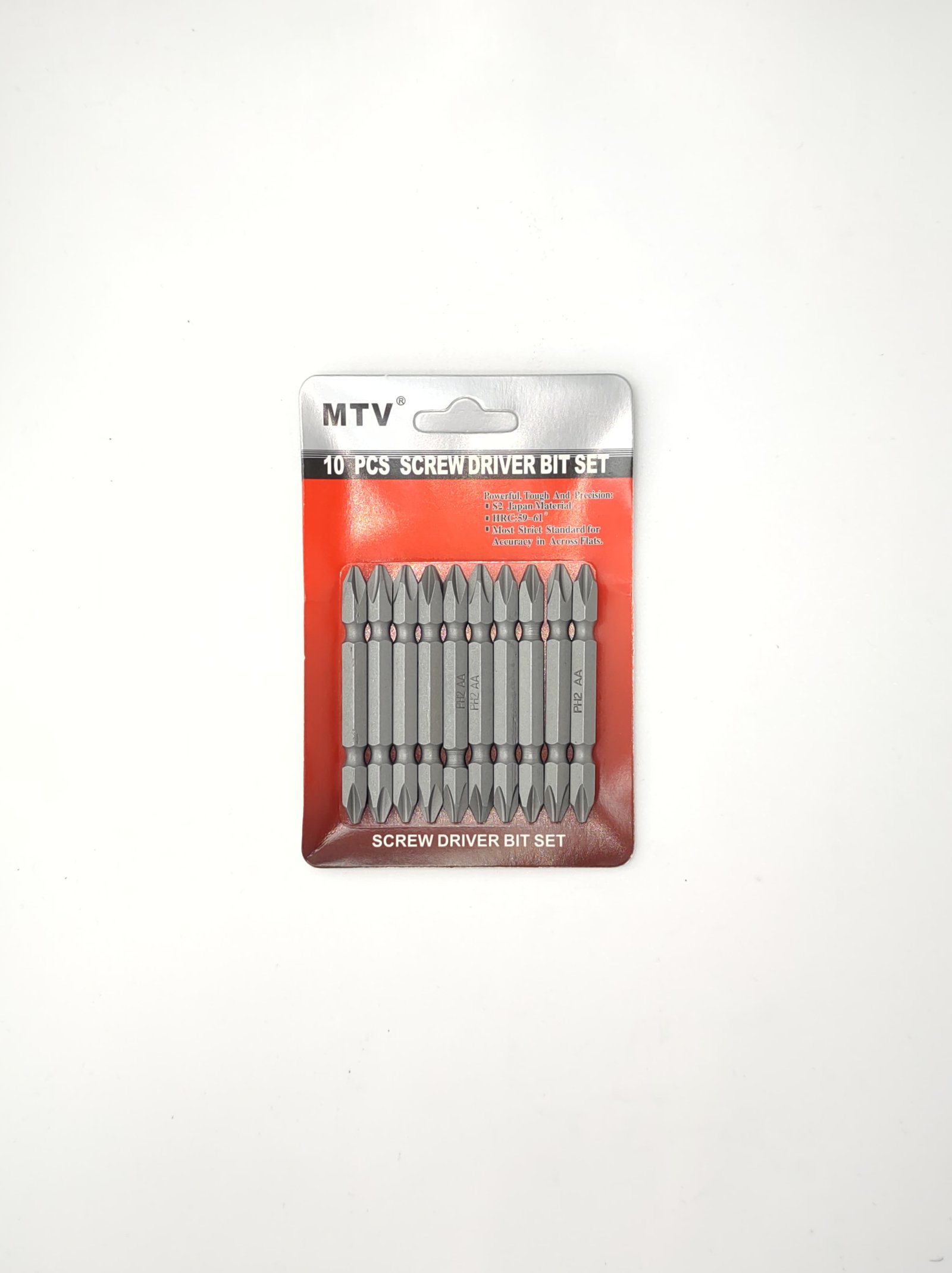 PUNTA PH2 LARGA DOBLE (X10 PCS)