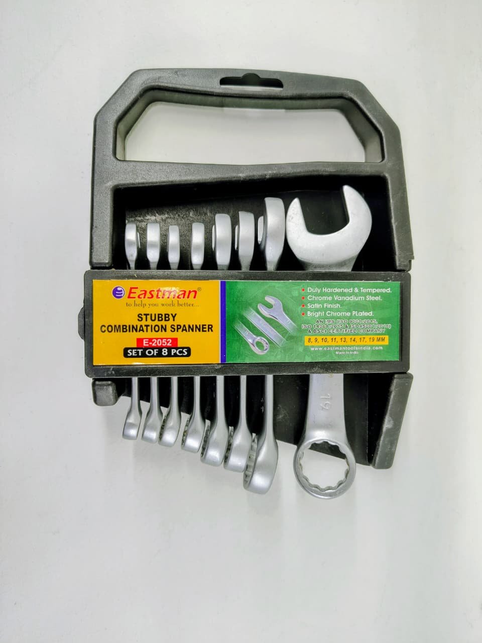 LLAVE COMBINADA STUBBY CRV X8PCS
EASTMAN